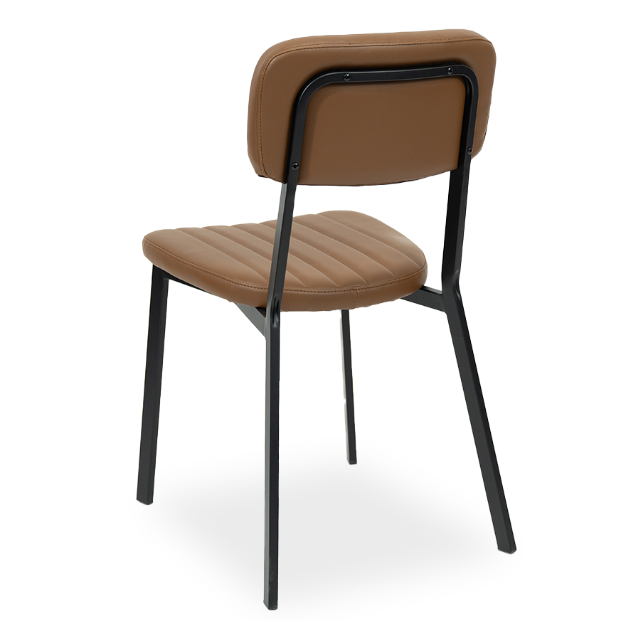 PU Metal Dining Chair
