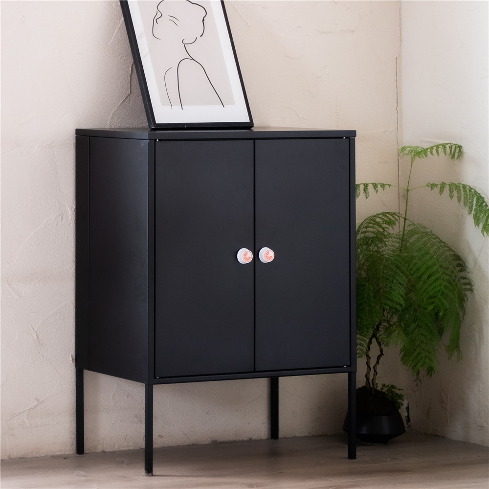 modern 2 door steel storage cabinet