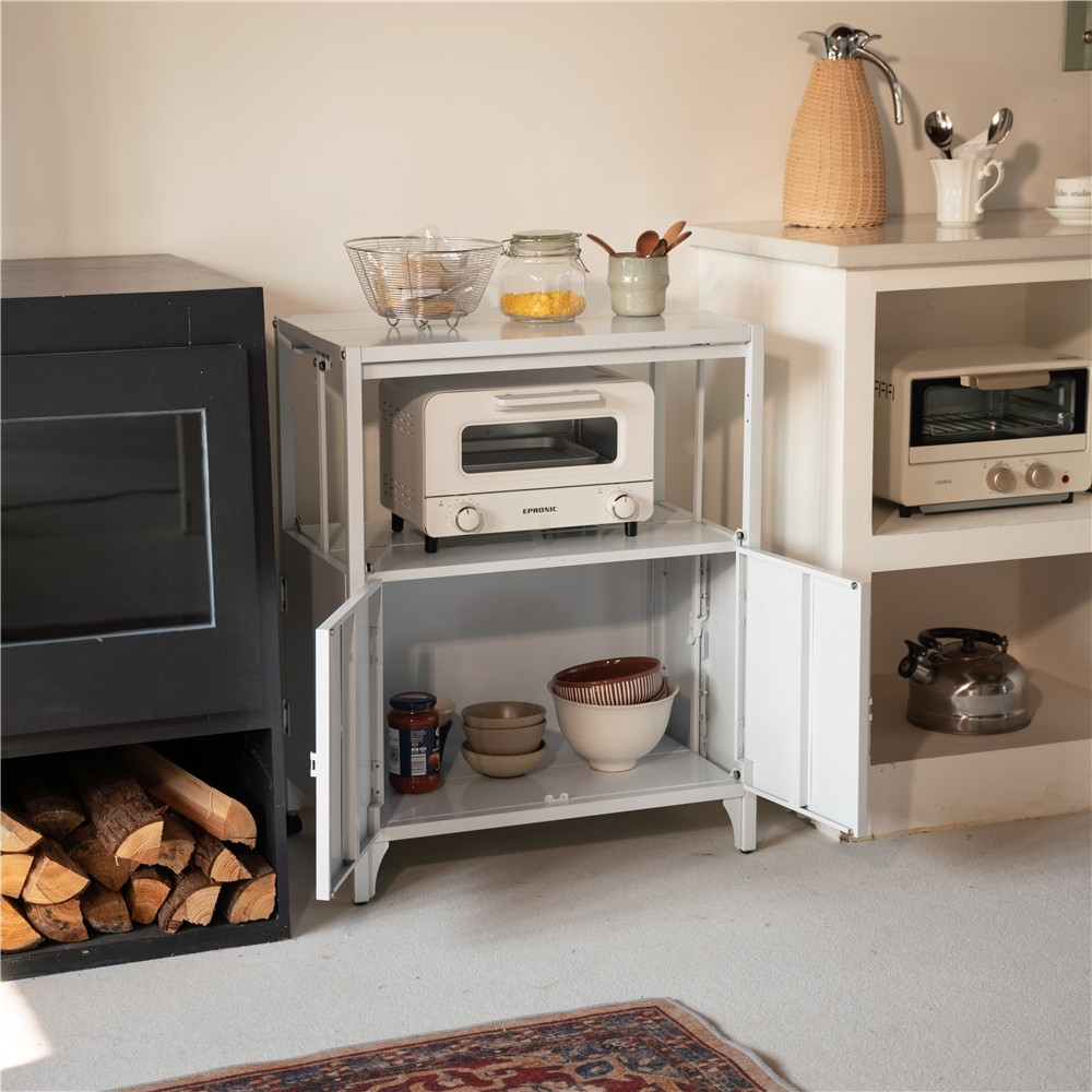 Household Furnitue Storage Cabinet with Steel Leg